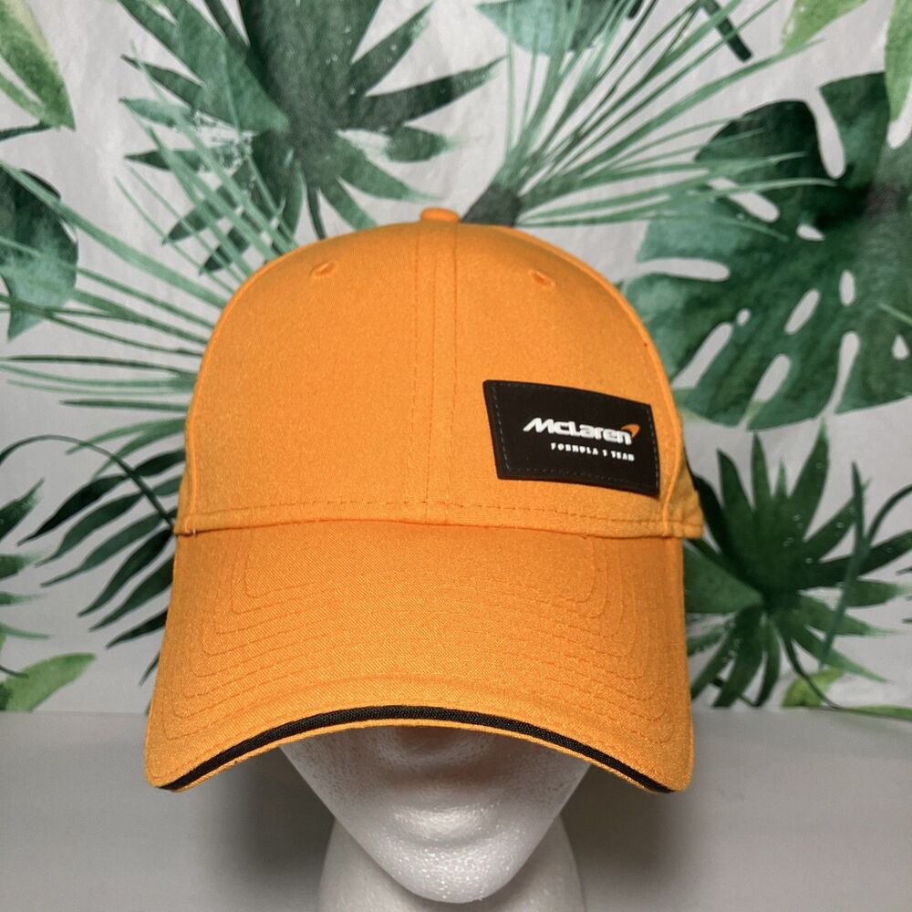 Rare McLaren Formula 1 Team New Era Orange Hat Corner Logo NWOT